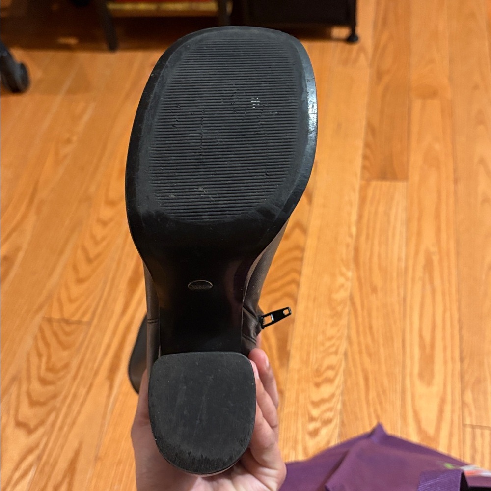 Zara Black Platform Boots - Picture 2 of 4